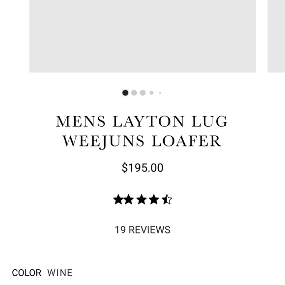 G.H. Bass Weejuns Burgundy Wine Leather Loafers, 8 - Picture 12 of 13